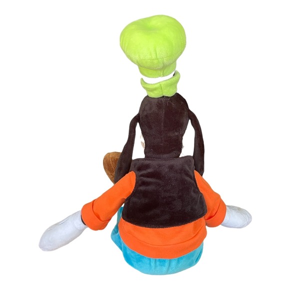Disney Store GOOFY 18 Inch Plush Genuine Original Authentic Orange Blue Green - Picture 4 of 11